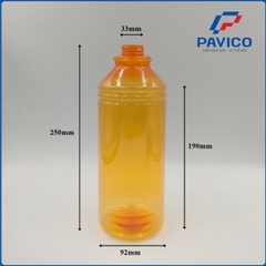 BK1400-Chai PET 1400ml-33mm