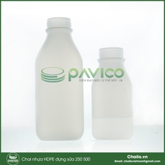 Chai nhựa HDPE 550ml đựng sữa tươi