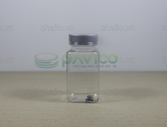 Vỏ chai lọ pet vuông đựng thuốc viên