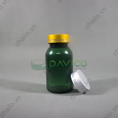 Vỏ lọ dược phẩm thuốc viên nắp vàng nắp bạc DP4