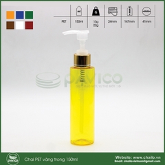 Chai nhựa pet xanh dương xanh lá 150ml