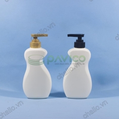 Chai lọ đựng dầu gội 500ml đầu bơm kem