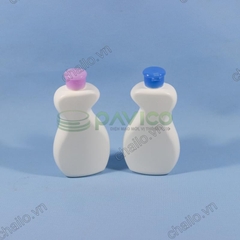 Vỏ chai lọ đựng sữa tắm em bé nắp bật