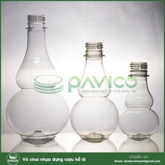Vỏ chai nhựa pet đựng rượu hồ lô các thể tích