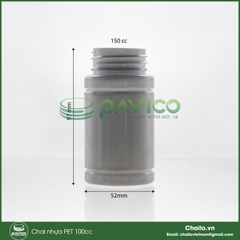 Vỏ lọ đựng dược phẩm thực phẩm chức năng 100cc