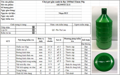 AK1000-Chai nhựa pet 1000ml
