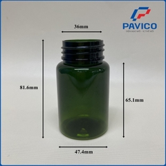 DA80-Lọ thuốc viên 80cc