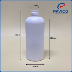 HA250-Chai HDPE 250ml -24mm