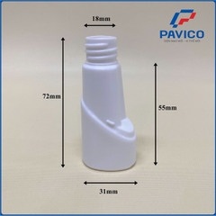 HI25-Chai HDPE xịt họng 25ml-18mm