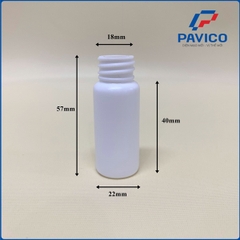 HT10-Chai HDPE 10ml-18mm