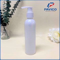 HT180-Chai HDPE trong LOGO 180ml - 24mm