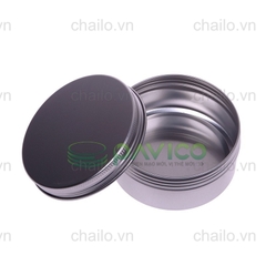 Hũ nhôm 150g đựng mỹ phẩm, kem dưỡng da J-05