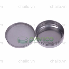 Hũ nhôm 200g đựng kem mỹ phẩm, kem dưỡng da J-06