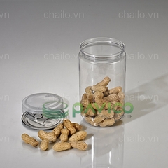 Hũ nhựa đựng thực phẩm nắp nhôm xé 1000ml 83.3x160mm