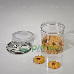 Hũ nhựa nắp nhôm xé 380ml 83.3x90mm
