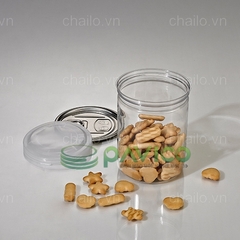 Hũ nhựa đựng thực phẩm tinh bột nghệ 500ml 83.3x114mm