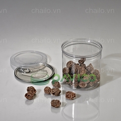 Hũ nhựa nắp nhôm xé 680ml 98.9x100mm đựng đồ khô