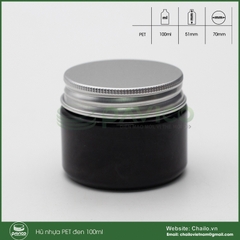 Vỏ hũ nhựa PET đựng kem mỹ phẩm 100g