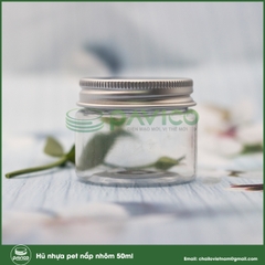 Hũ nhựa pet nắp nhôm thể tích 50ml