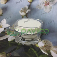 Hũ đựng kem mỹ phẩm oval hình lá HOV0330