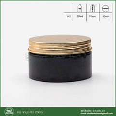 Hũ đựng kem mỹ phẩm 250ml nhựa PET