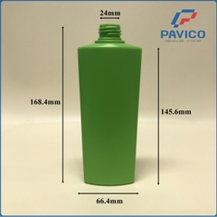 HV250-Chai HDPE đầu bơm 250ml