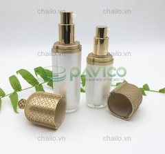 Bộ đôi 2 lọ đụng mỹ phẩm nắp bơm kem AC-47