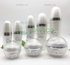 Bộ sản phẩm chai lọ hũ đựng mỹ phẩm AC-62