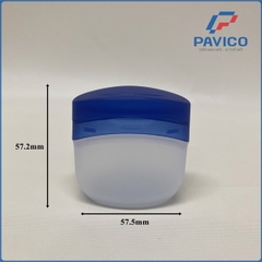 Bộ hũ PP nắp xanh - 50g (LA50)