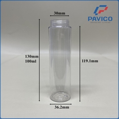 MT100-Chai pet tạo bọt 100ml