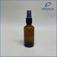 Xịt nhựa nắp trong đen-18mm