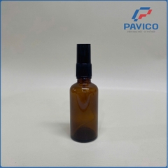 Xịt nhựa đen nắp đen-18mm