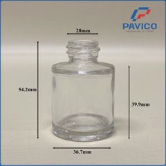 Chai serum trong/phun mờ 20ml-20mm(TA20)