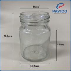 TY75-Hũ yến nắp vặn 75ml