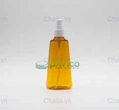 Chai nhựa pet đựng mỹ phẩm đầu bơm kem, xịt phun sương