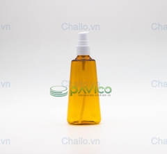 Chai nhựa pet đựng mỹ phẩm đầu bơm kem, xịt phun sương