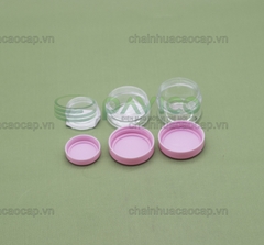 Bộ ba vỏ hũ nhựa đựng mỹ phẩm, kem trị mụn, trị nám 5g 10g 15g