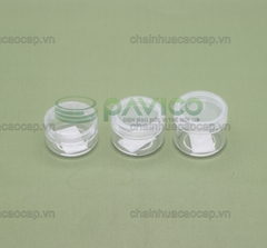 Bộ ba vỏ hũ nhựa đựng mỹ phẩm 10ml  15ml 30ml