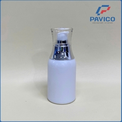 Bộ chai nhựa 50ml trắng ngọc trai (XT50)