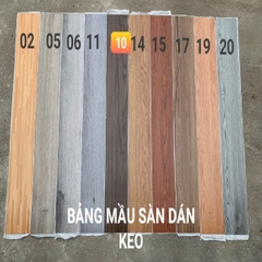 Sàn nhựa vân gỗ sẵn keo bóc dán giá chỉ từ 89k-95k/m2