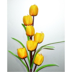 Hoa tuylip (vàng, cam, hồng phớt)