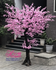 Cây hoa giả-Cây hoa đào trang trí (Mẫu 2)