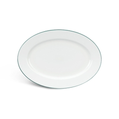 Đĩa xoài Jasmine - chỉ xanh lá 32cm