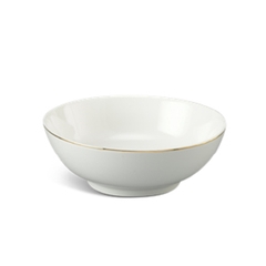 Tô thấp Jasmine - viền chỉ vàng 20cm