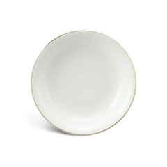 Đĩa sâu Jasmine - viền chỉ vàng 23cm