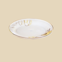 Đĩa xoài trung Opal Hoa lan 30cm - 960LAN