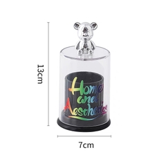 Hộp tăm trong nắp gấu bạc