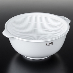 Bộ chậu rổ 1.5L màu trắng hàng Nhật