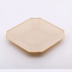 Đĩa vuông Opal Nâu 20cm - 440CL