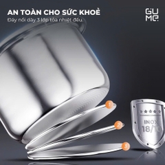 Nồi áp suất Gume 6L GM-PC2838 (lòng inox)
